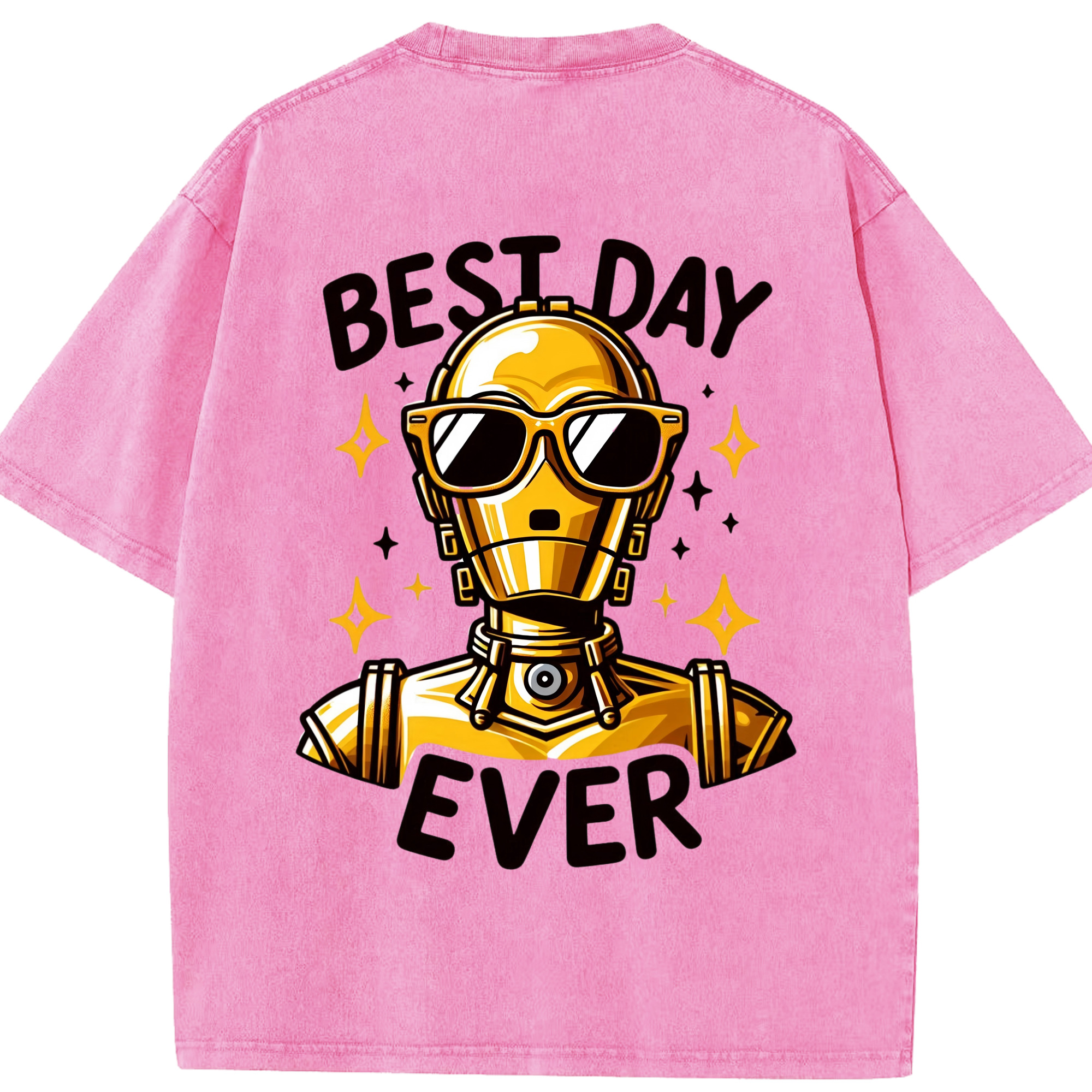 （画像用） スター・ウォーズ Star Wars 綿100% ヴィンテージ風 半袖Tシャツ（背面プリント）